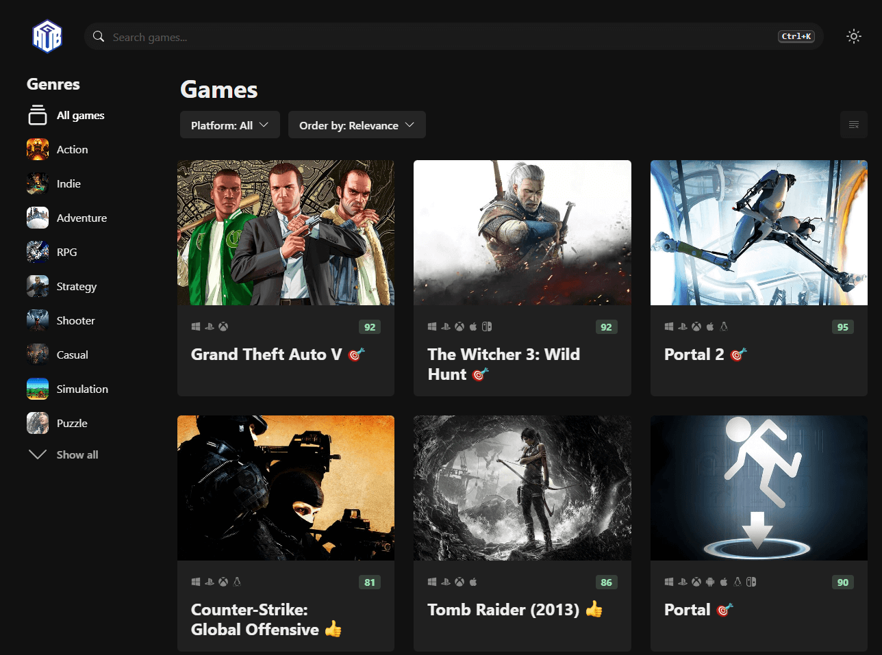 Gamehub